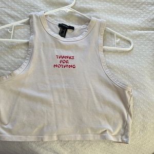 F21 GRAPHIC HALTER❤️‍🩹